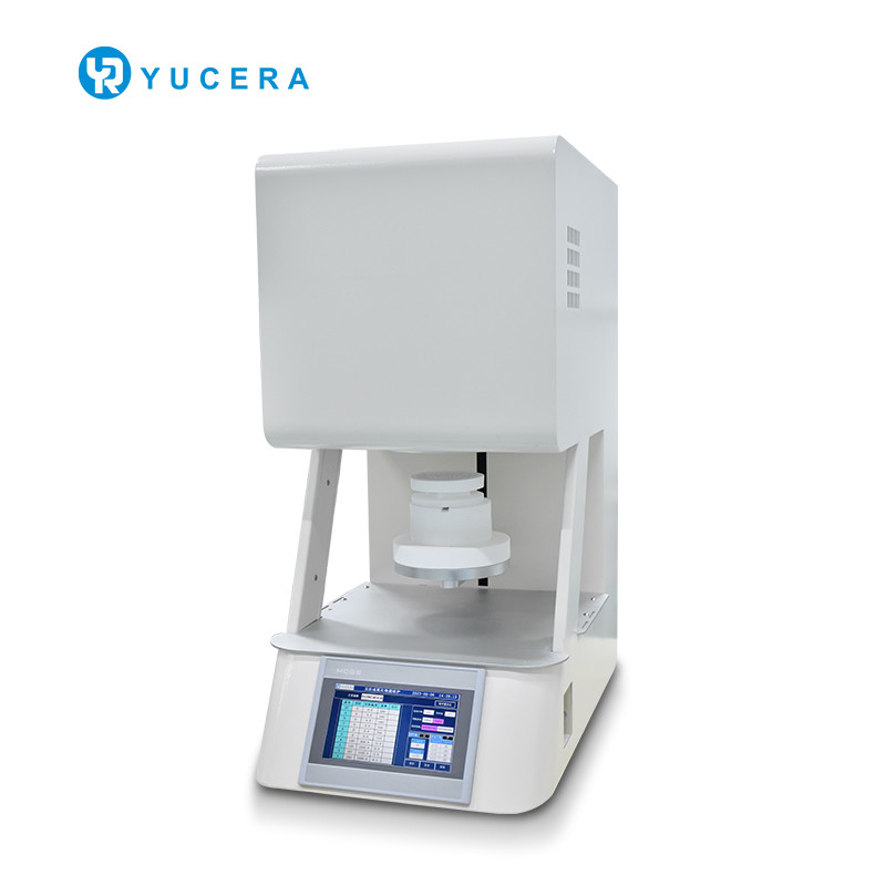 Popielnia z sinterującym cyrkonem z laboratorium stomatologicznego Yucera F10+ z temperaturą ogrzewania 40°C/min