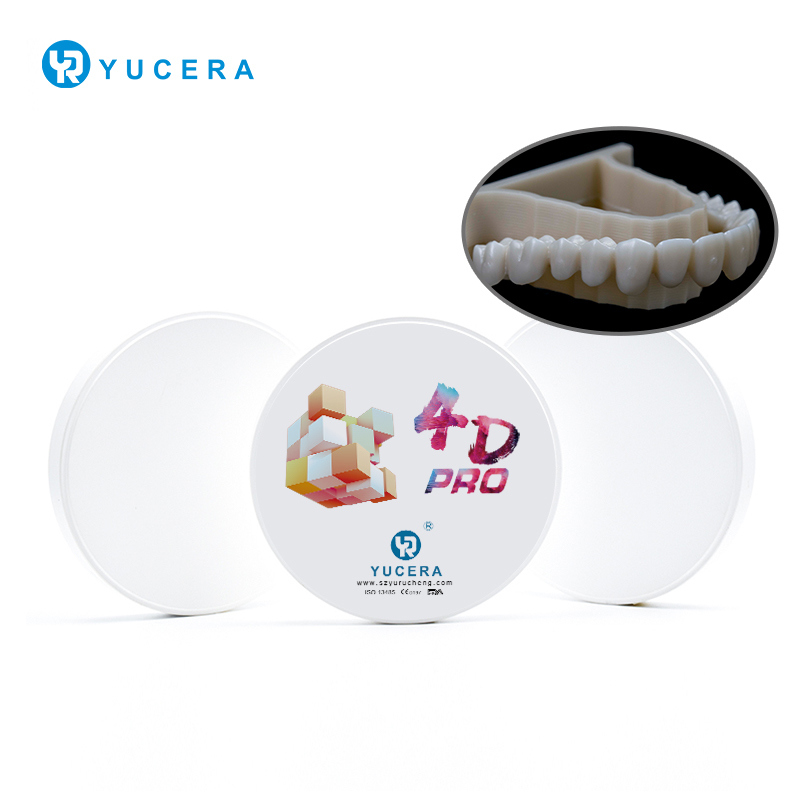 Yucera Affordable 4D Zirconia Blocks Multi-layer Translucent HT Material for Dental Milling Machines & Labs