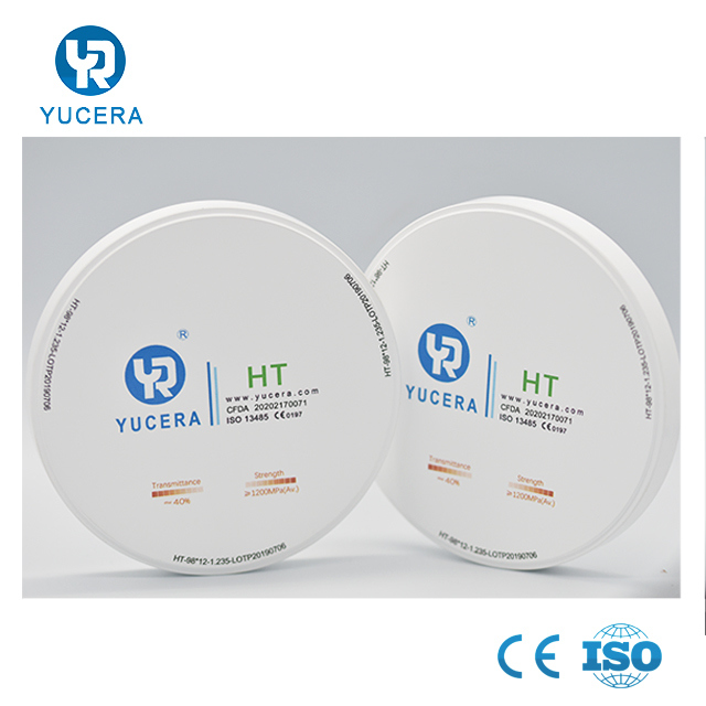 YUCERA High Translucent Cad Cam Dental Materials Manufacturer Dental Lab Consumables