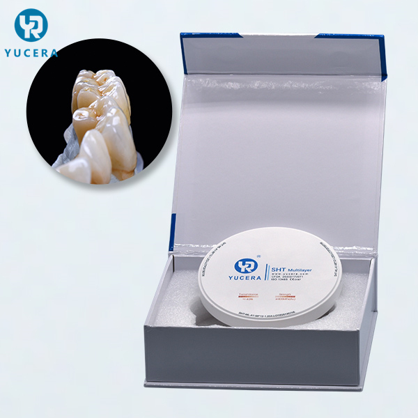 Wholesale Price Yucera SHT Multilayer Zirconia Blocks Dental Lab Zirconia Block of Denture
