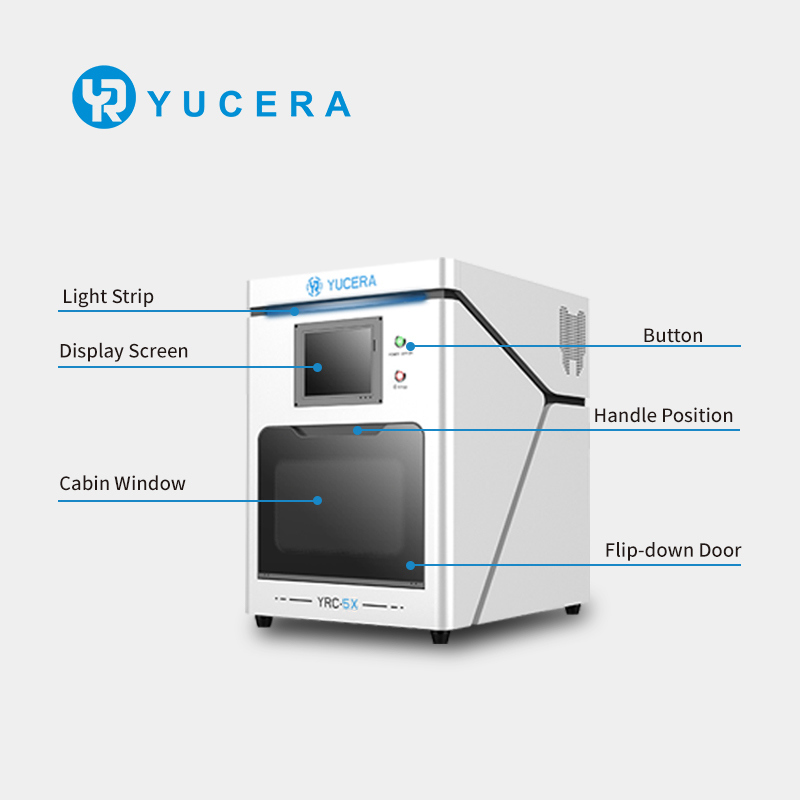 Yucera Customize Metal Mini in Cad Cam Dental Milling Machine Stock Zirconia Cutting Cad Cam Dental Milling Machine