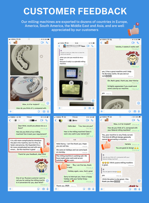 Yucera Stołowa Dentystyczna Frezarka CNC CAD CAM 5-osiowa Cyrkonowa Metalowa Narzędzia Laboratoryjne Chiny OEM
