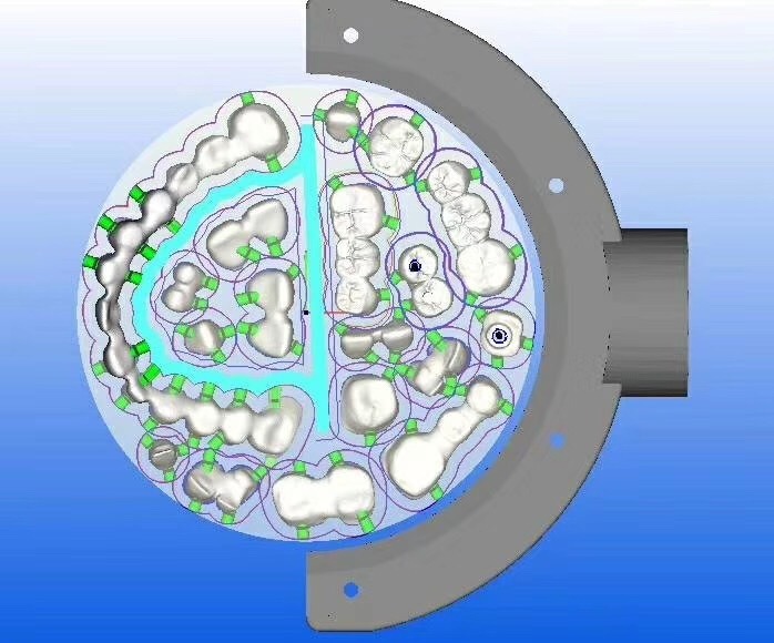 YUCERA 4-osiowa 5-osiowa frezarka CAD CAM do obróbki stomatologicznej, bloki cyrkonu i tlenku cyrkonu, ceramika szklana do Acclarent i innego sprzętu stomatologicznego