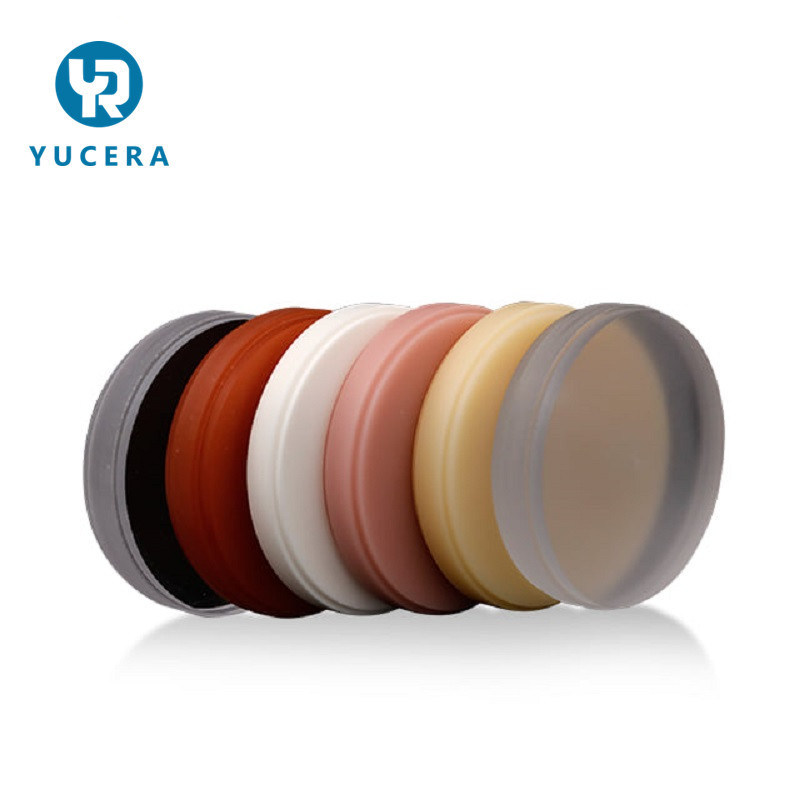 Yucera Cad Cam Multi Pmma Disk Materiał dentystyczny Pmma Bloki Dyski dentystyczne Zirconia Elastyczne Bloki żywicy Pmma