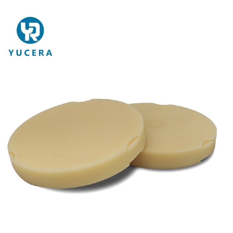 Yucera Cad Cam Dental Milling Jednowarstwowy PMMA Blank Dental Acetal Acrylic Resin do Protez