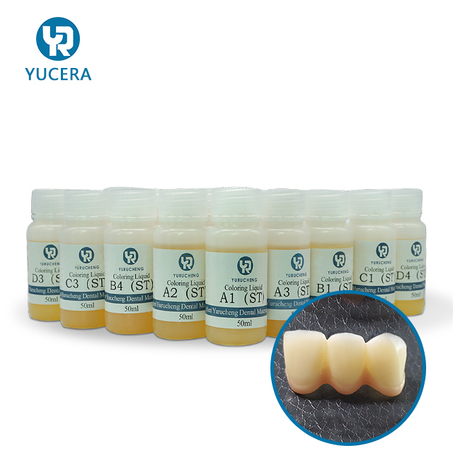 Unique Smile Solutions  Yucera 18-Color Ceramic Zirconia Staining Kit Natural Glow for Dental Lab Creations