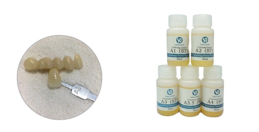 Yucera Dental Lab 18-kolorowe rozwiązania uśmiechu Ceramiczne Zirconia Barwienie Naturalny blask dla Kreacji Laboratorium Dentystycznego