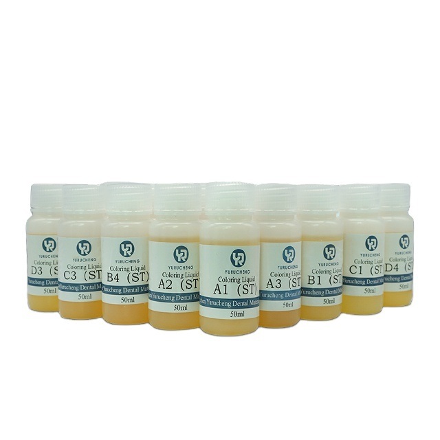 Yucera Dental Lab 18-kolorowe rozwiązania uśmiechu Ceramiczne Zirconia Barwienie Naturalny blask dla Kreacji Laboratorium Dentystycznego