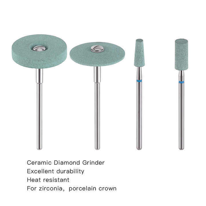 YR Dental Milling Burs Tools False Tooth Burnishing by Abrasion Disc Abrasive Tools for Grinding and Engraving