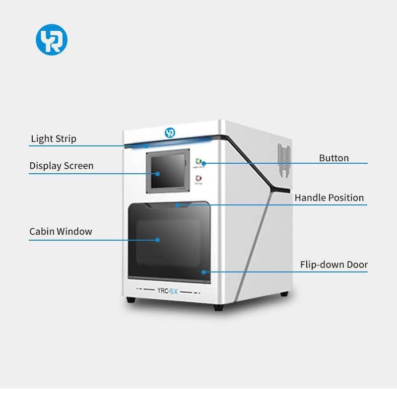 Wysokowydajne frezarki i grawerki do cyrkonu dentystycznego YR High Efficiency 5-osiowe CNC CAD CAM do koron, mostów i sprzętu laboratoryjnego