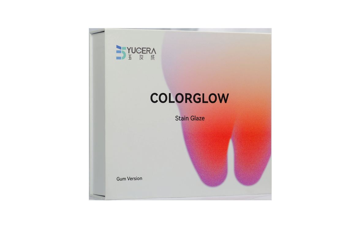 Zestaw do barwienia i glazurowania ceramiki cyrkonowej Yucera 18 kolorów Natural Glow do tworzenia w laboratorium dentystycznym