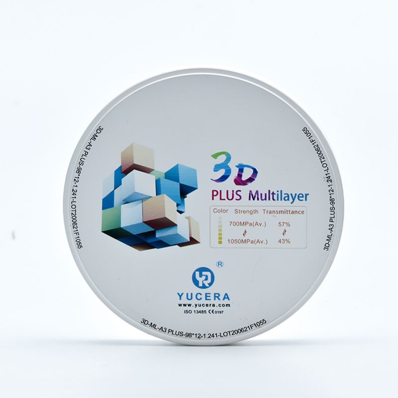 YUCERA 3D Zirconia  Full-Contour Bridge Material | High Strength + Aesthetic Gradients