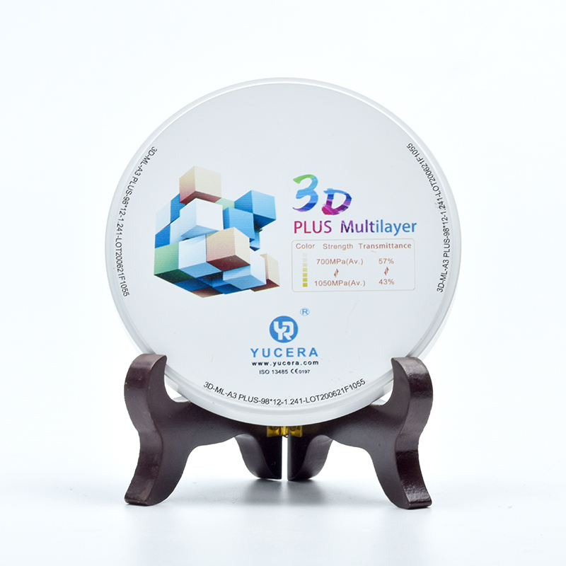 YUCERA 3D Zirconia  Full-Contour Bridge Material | High Strength + Aesthetic Gradients